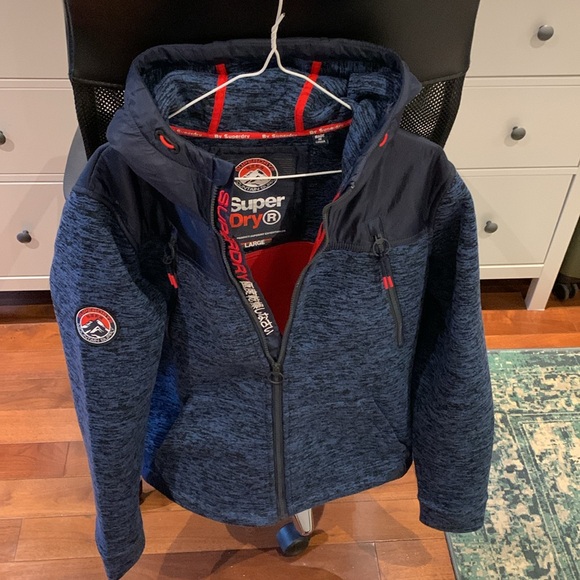 Superdry Mountain Zip Hoodie Men’s Large - Picture 2 of 4